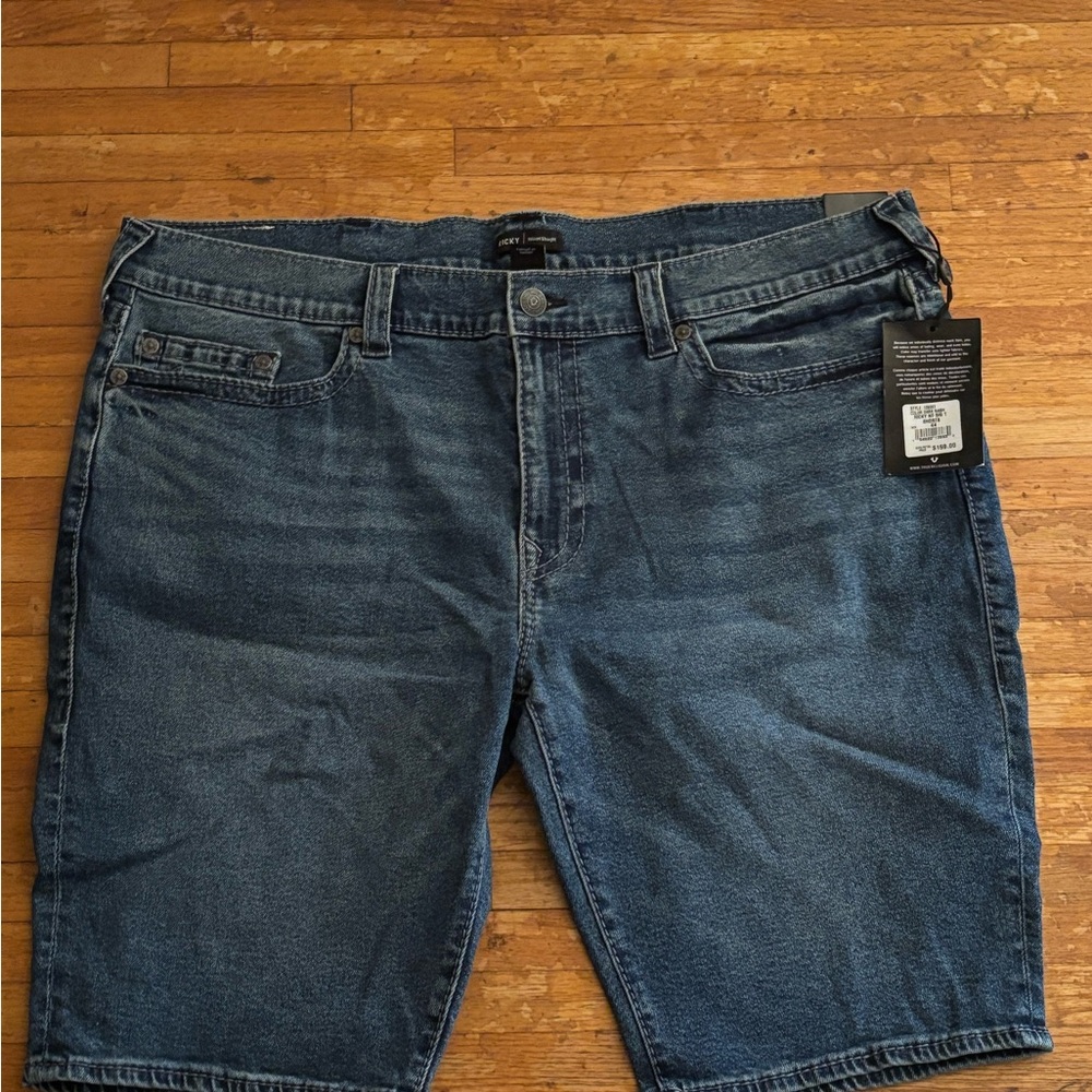 True Religion Blue Jean Shorts